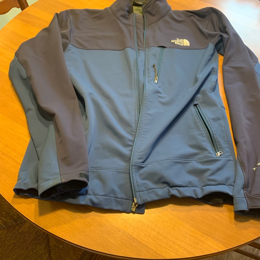 Very rare blue on blue north face apex jacket